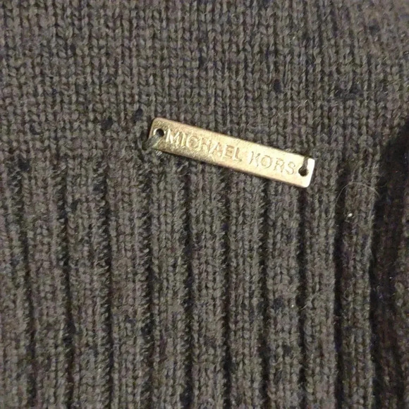 Michael Kors women's‎ med forest green long sleeve turtleneck wool blend sweater - Picture 2 of 5